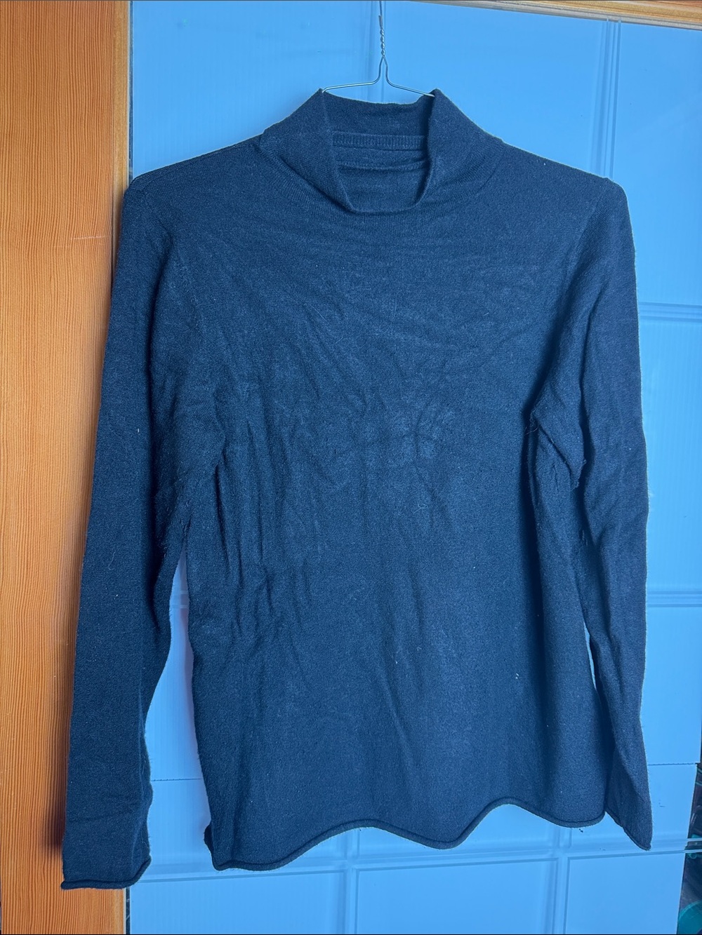 Premise Black Men's Turtleneck Sweater